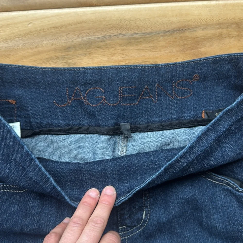 Jag Jeans Blue Straight Stretchy Leg Denim - Picture 3 of 10